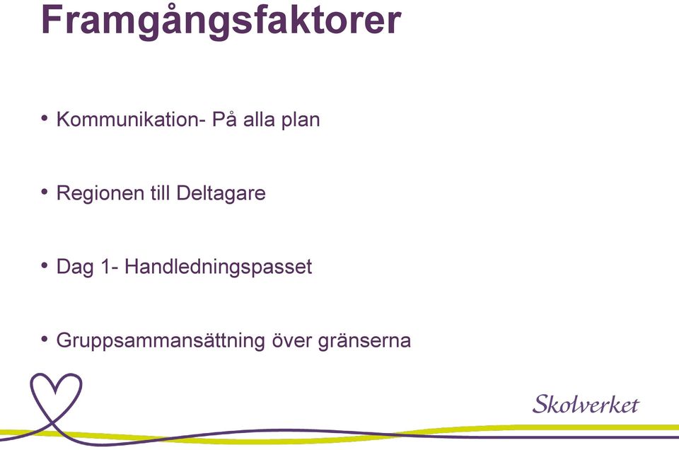 Deltagare Dag 1-