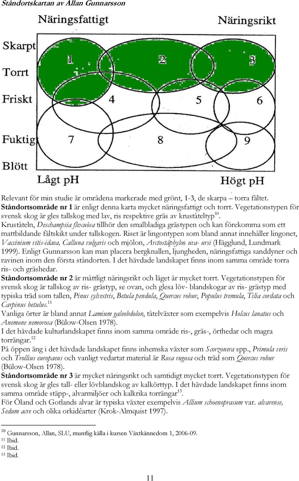 Kruståteln, Deschampsia flexuòsa tillhör den smalbladiga grästypen och kan förekomma som ett mattbildande fältskikt under tallskogen.