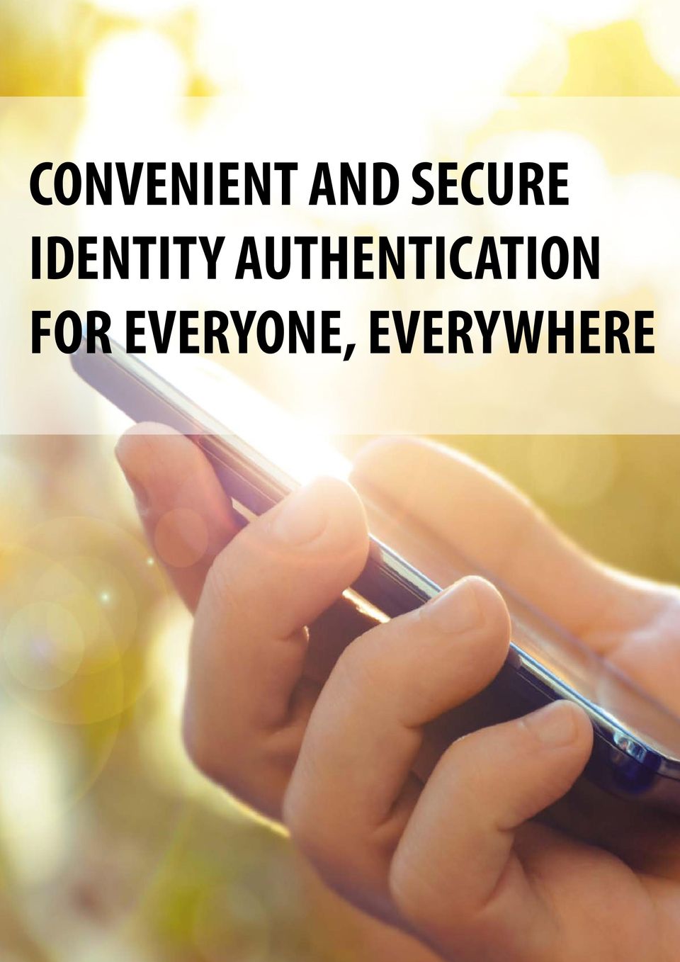 AUTHENTICATION AUTHENTICATION FOR