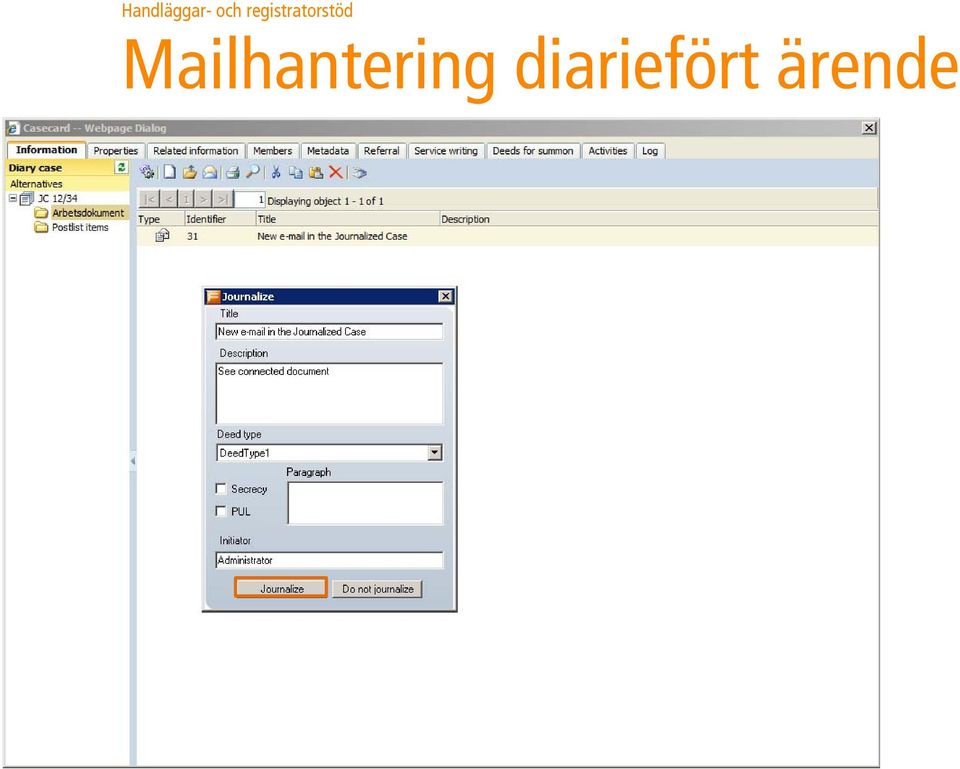 Mailhantering