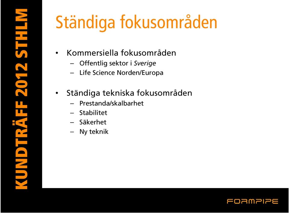 Sverige Life Science Norden/Europa Ständiga