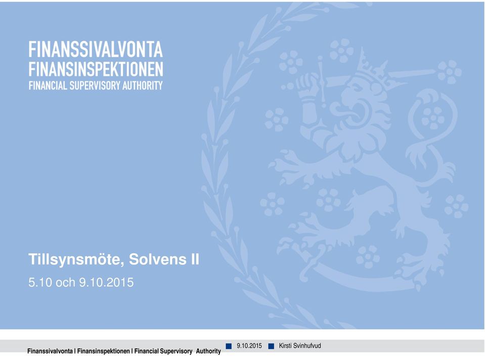 Svinhufvud Finanssivalvonta