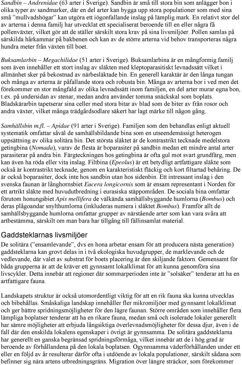 lämplig mark.