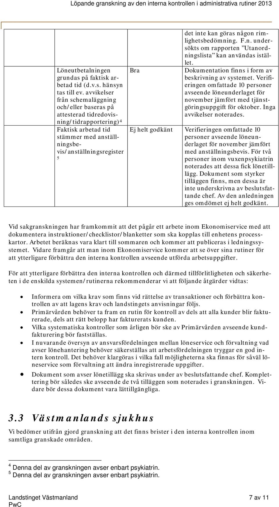 rimlighetsbedömning. F.n. undersökts om rapporten Utanordningslista kan användas istället. Dokumentation finns i form av beskrivning av systemet.