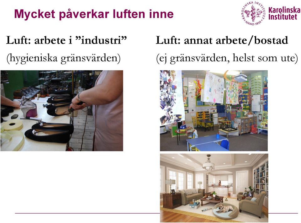 gränsvärden) Luft: annat