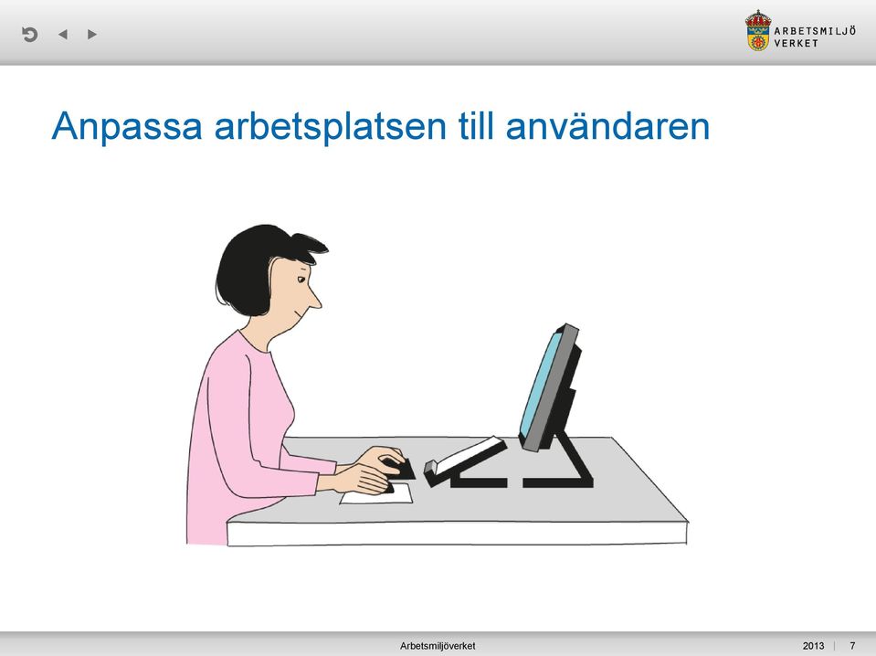 till användaren