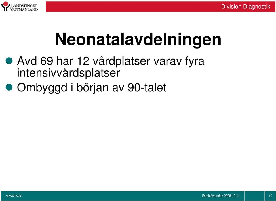 fyra intensivvårdsplatser