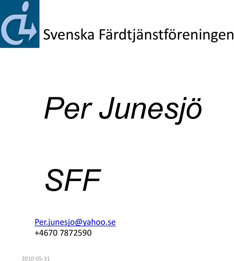 Per Junesjö SFF Per.