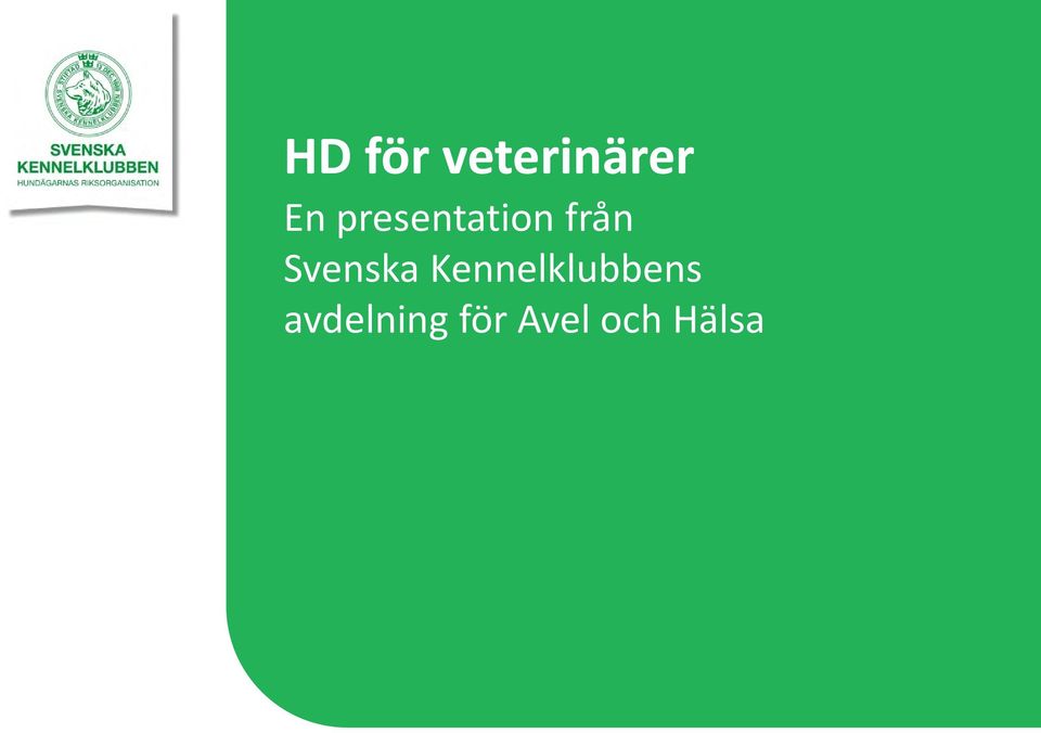 Svenska Kennelklubbens