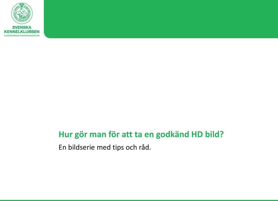 HD bild?