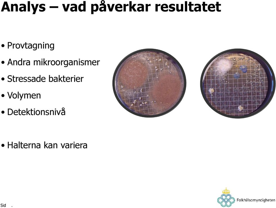 Stressade bakterier Volymen