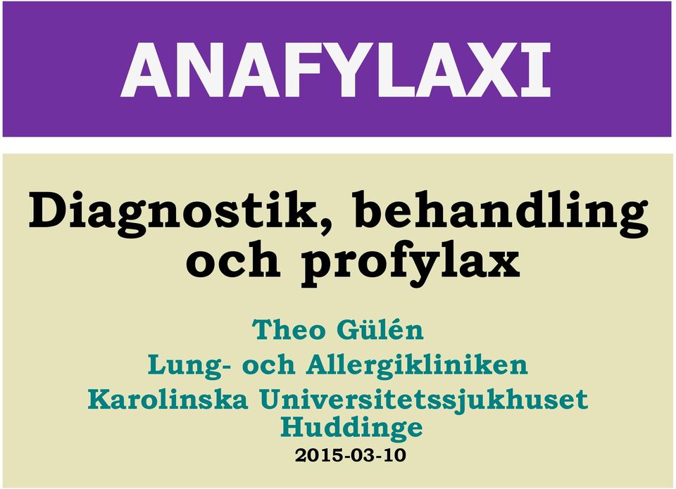 Allergikliniken Karolinska