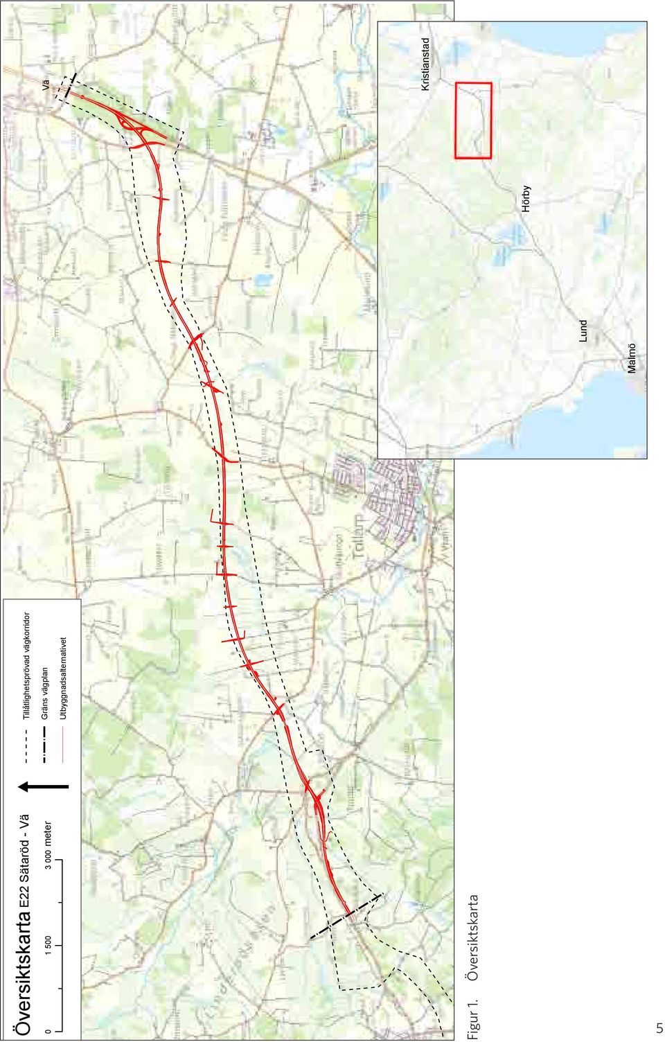 3 000 meter Figur 1. Översiktskarta Sources: Esri, DeLorme, NAVTEQ, TomTom, Intermap, increment P Corp.