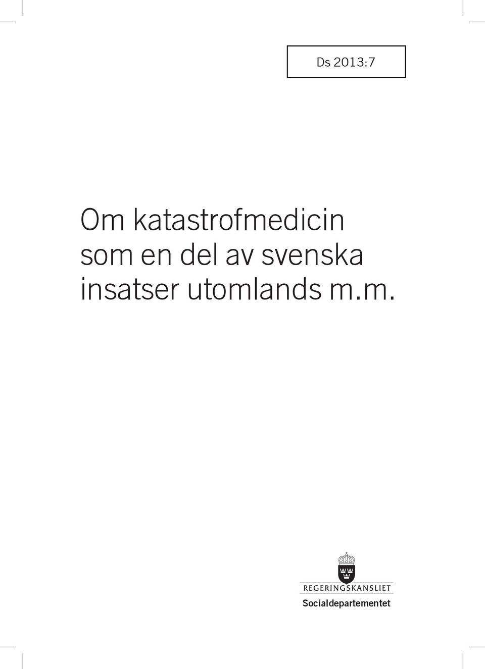 del av svenska insatser