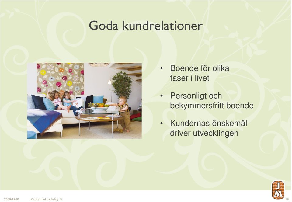 bekymmersfritt boende Kundernas önskemål
