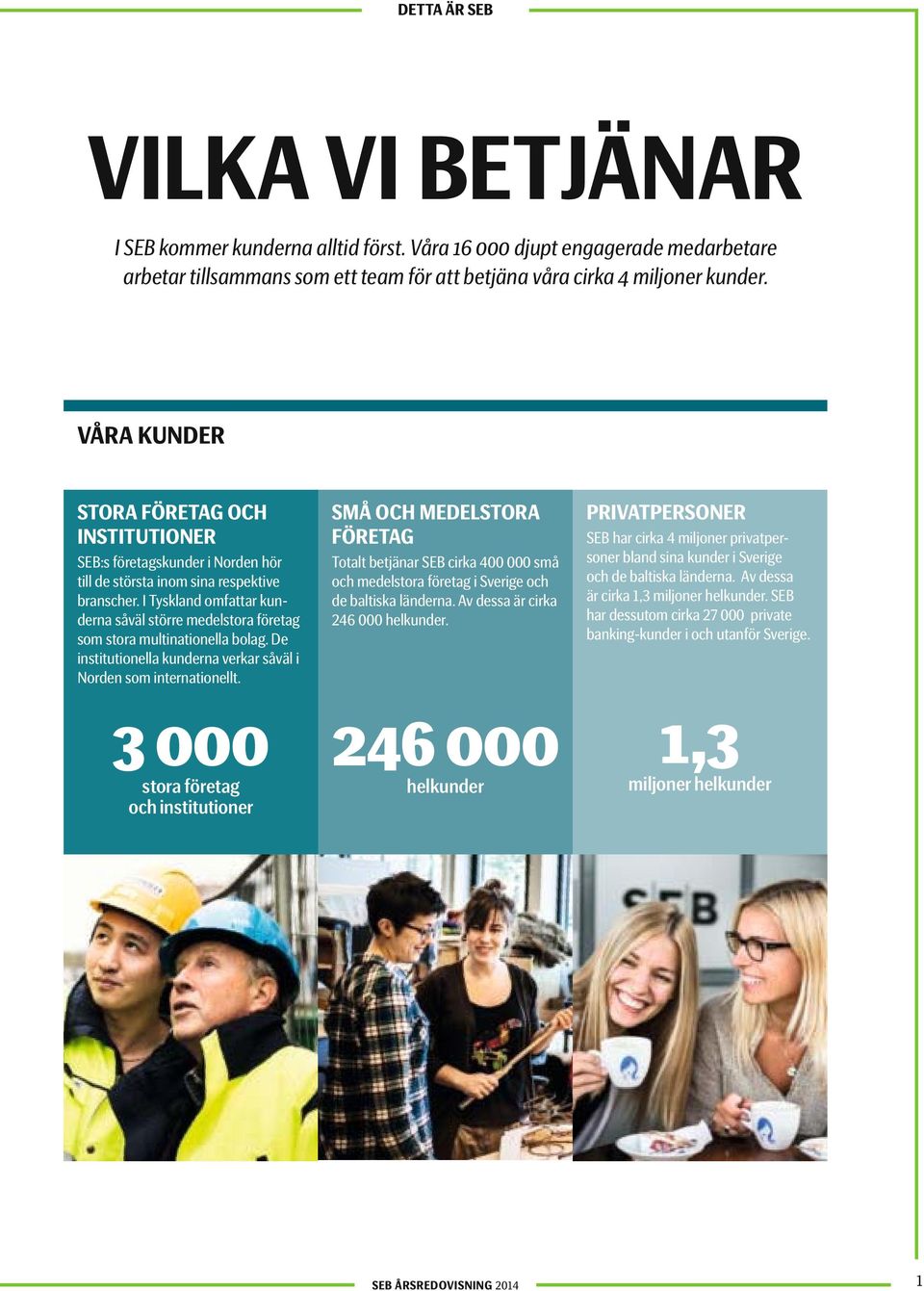 I Tyskland omfattar kunderna såväl större medelstora företag som stora multinationella bolag. De institutionella kunderna verkar såväl i Norden som internationellt.