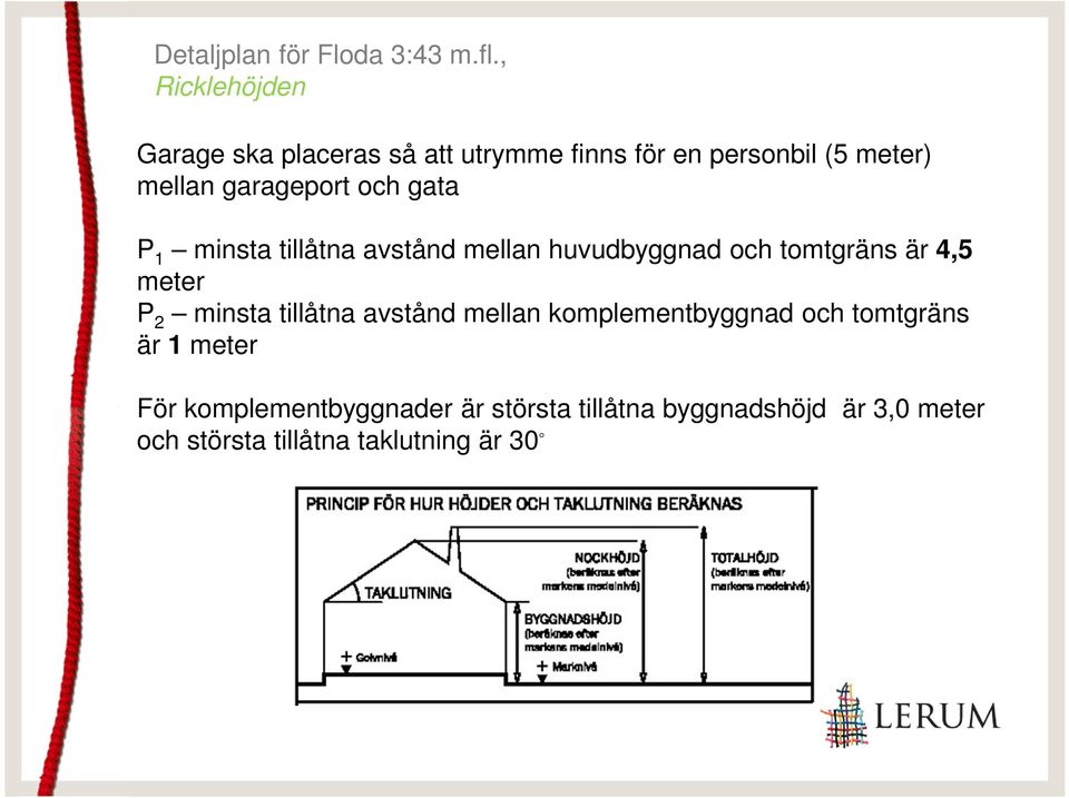 minsta tillåtna avstånd mellan komplementbyggnad och tomtgräns är 1 meter För
