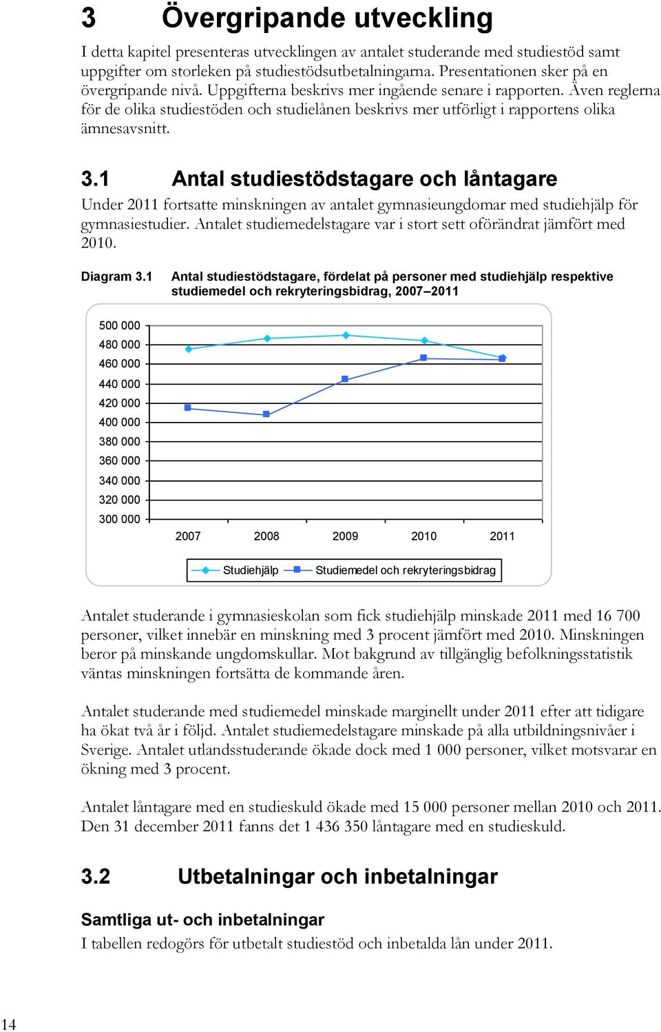 Även reglerna för de olika studiestöden och studielånen beskrivs mer utförligt i rapportens olika ämnesavsnitt. 3.