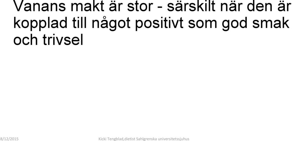 kopplad till något