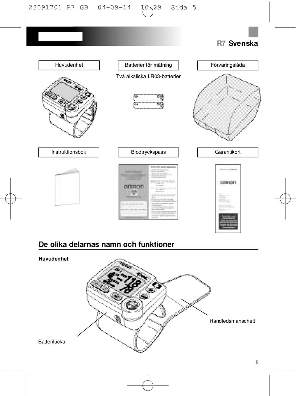 LR03-batterier Förvaringslåda Instruktionsbok
