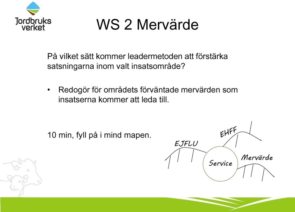 Redogör för områdets förväntade mervärden som insatserna