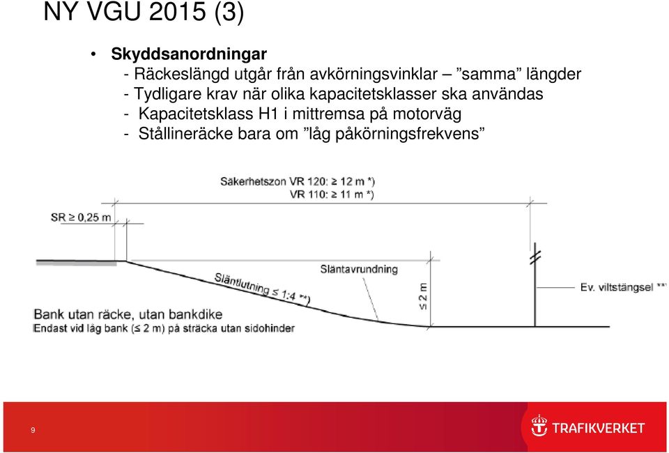 kapacitetsklasser ska användas - Kapacitetsklass H1 i