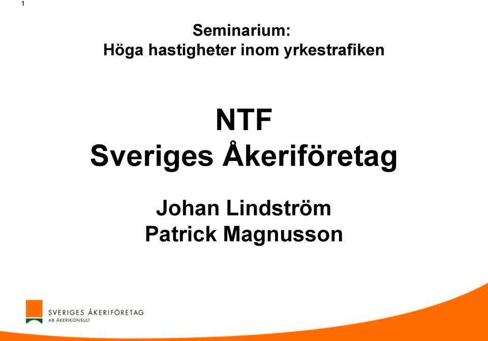 yrkestrafiken NTF Sveriges