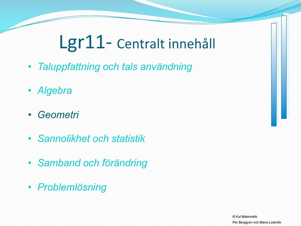 Algebra Geometri Sannolikhet och