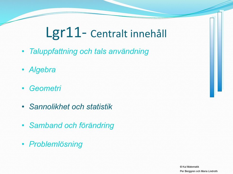 Algebra Geometri Sannolikhet och