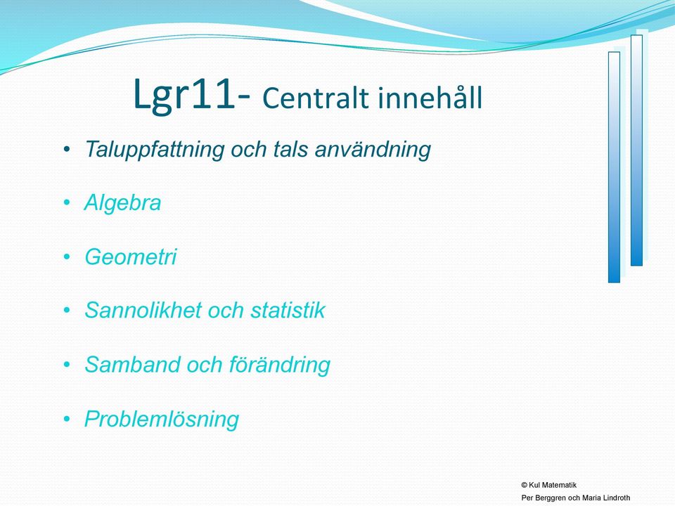 Algebra Geometri Sannolikhet och