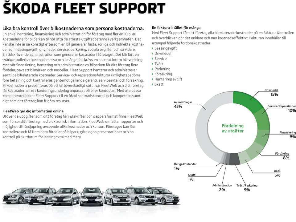 Det kanske inte är så konstigt eftersom en bil genererar fasta, rörliga och indirekta kostnader som leasingavgift, drivmedel, service, parkering, sociala avgifter och så vidare.