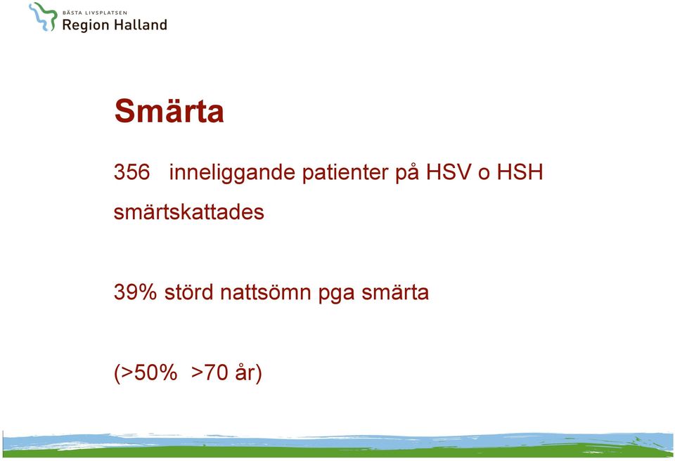 smärtskattades 39% störd