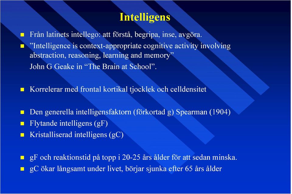 Brain at School.