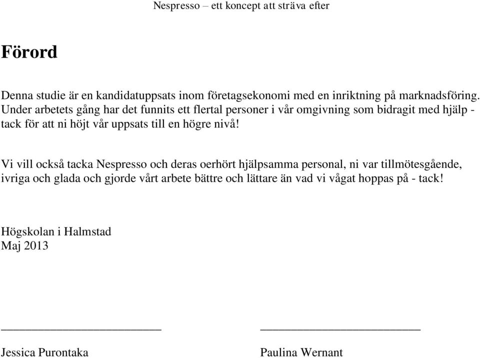 uppsats till en högre nivå!
