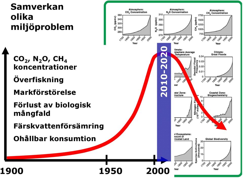 mångfald Response to the drivers of the Anthropocene Förlust