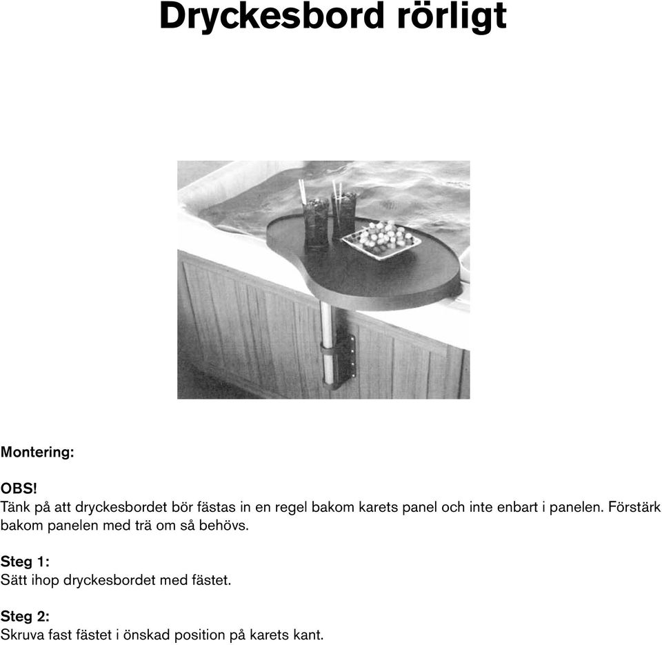 och inte enbart i panelen.