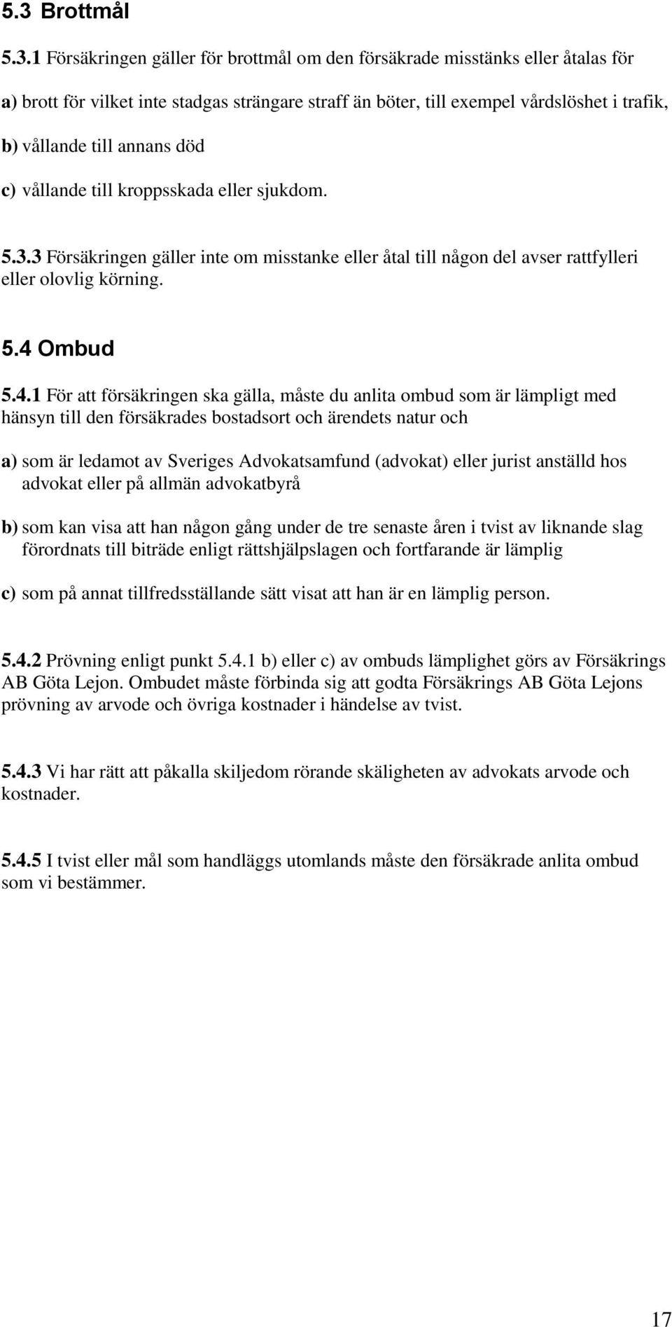 Ombud 5.4.