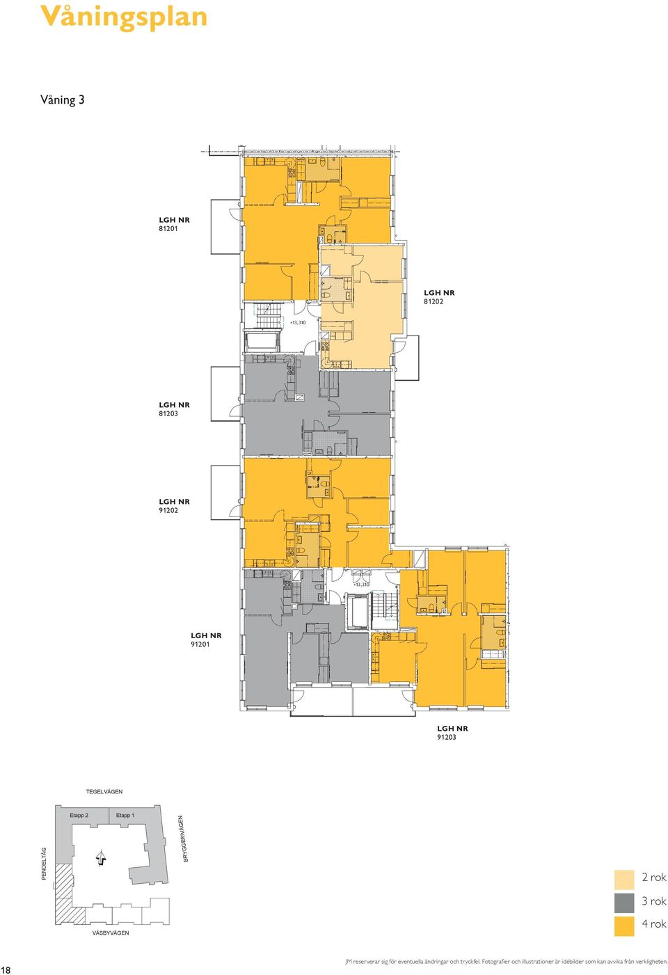 rvt TEEVÄEN Etapp 1 BRYERIVÄEN H NR 9101 H NR 9103 +13,310 0 5 10m SKAA 1:100 Plan 14 Plan 13, 4 tr Plan 1, 3 tr Plan 11, tr Plan 10, 1 tr