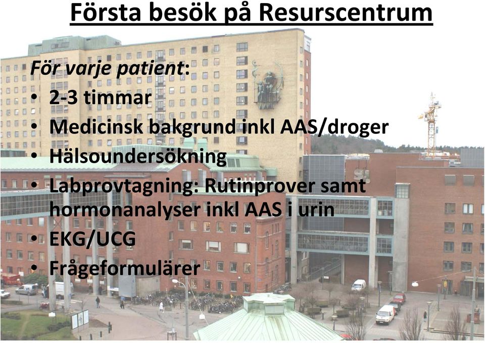 Hälsoundersökning Labprovtagning: Rutinprover