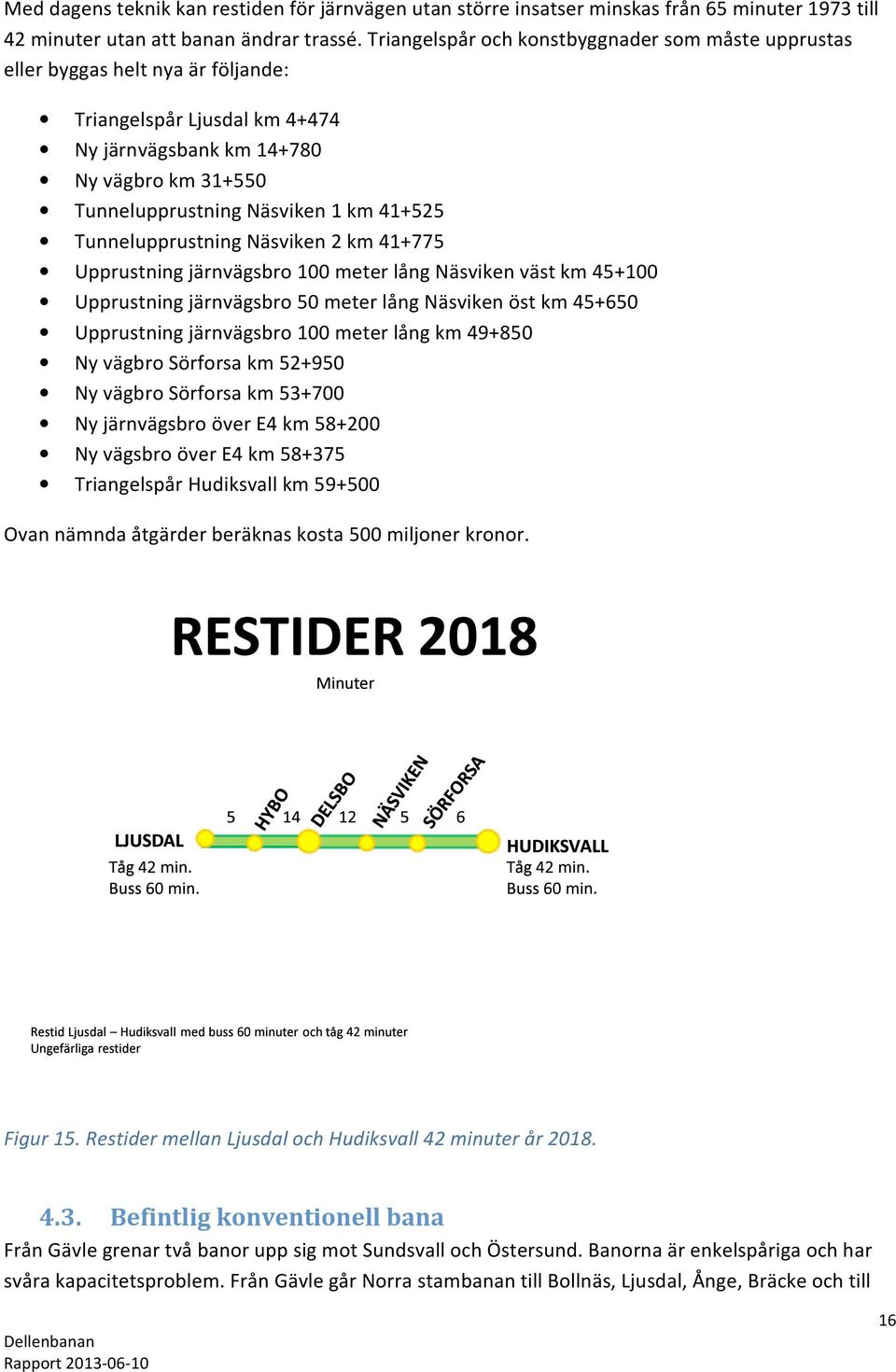 TunnelupprustningNäsviken2km41+775 Upprustningjärnvägsbro100meterlångNäsvikenvästkm45+100 Upprustningjärnvägsbro50meterlångNäsvikenöstkm45+650 Upprustningjärnvägsbro100meterlångkm49+850