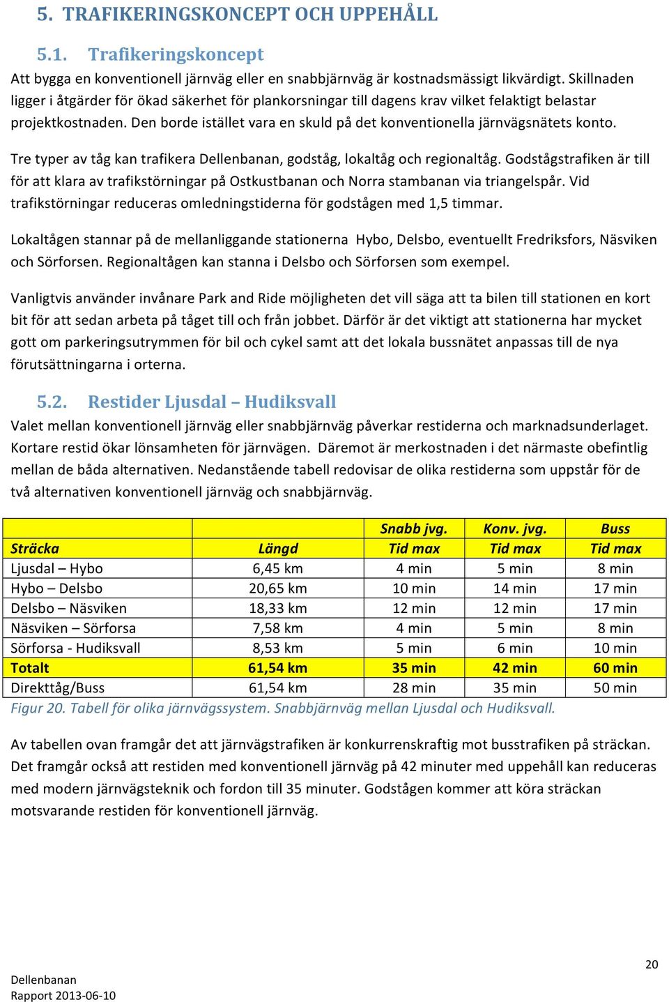 TretyperavtågkantrafikeraDellenbanan,godståg,lokaltågochregionaltåg.Godstågstrafikenärtill förattklaraavtrafikstörningarpåostkustbananochnorrastambananviatriangelspår.