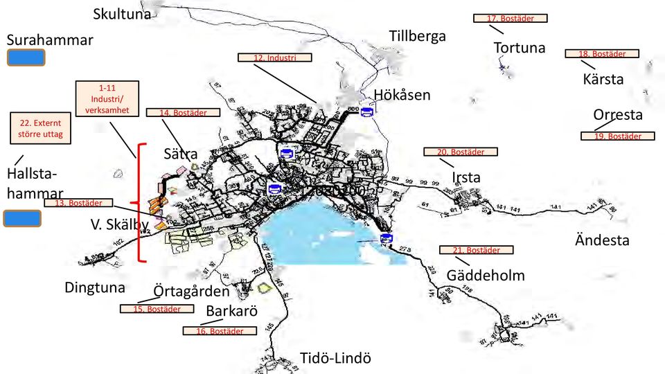 Bostäder 14. Bostäder Sätra 16. Bostäder 12.