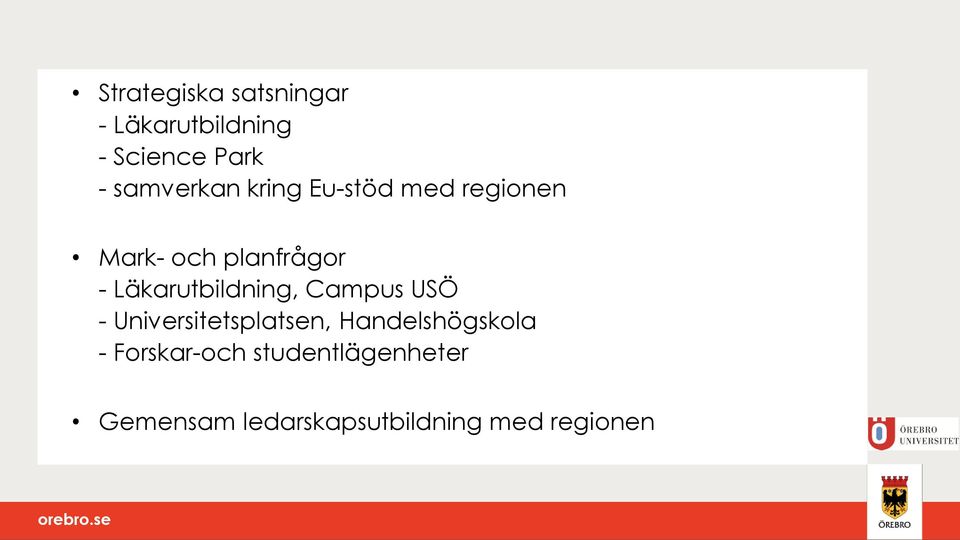Läkarutbildning, Campus USÖ - Universitetsplatsen,