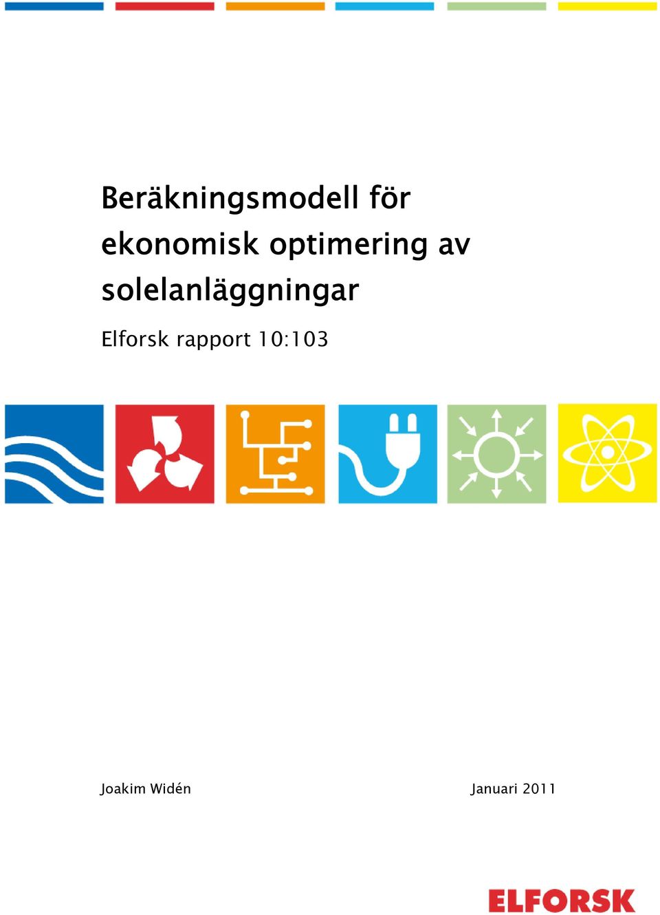 solelanläggningar Elforsk