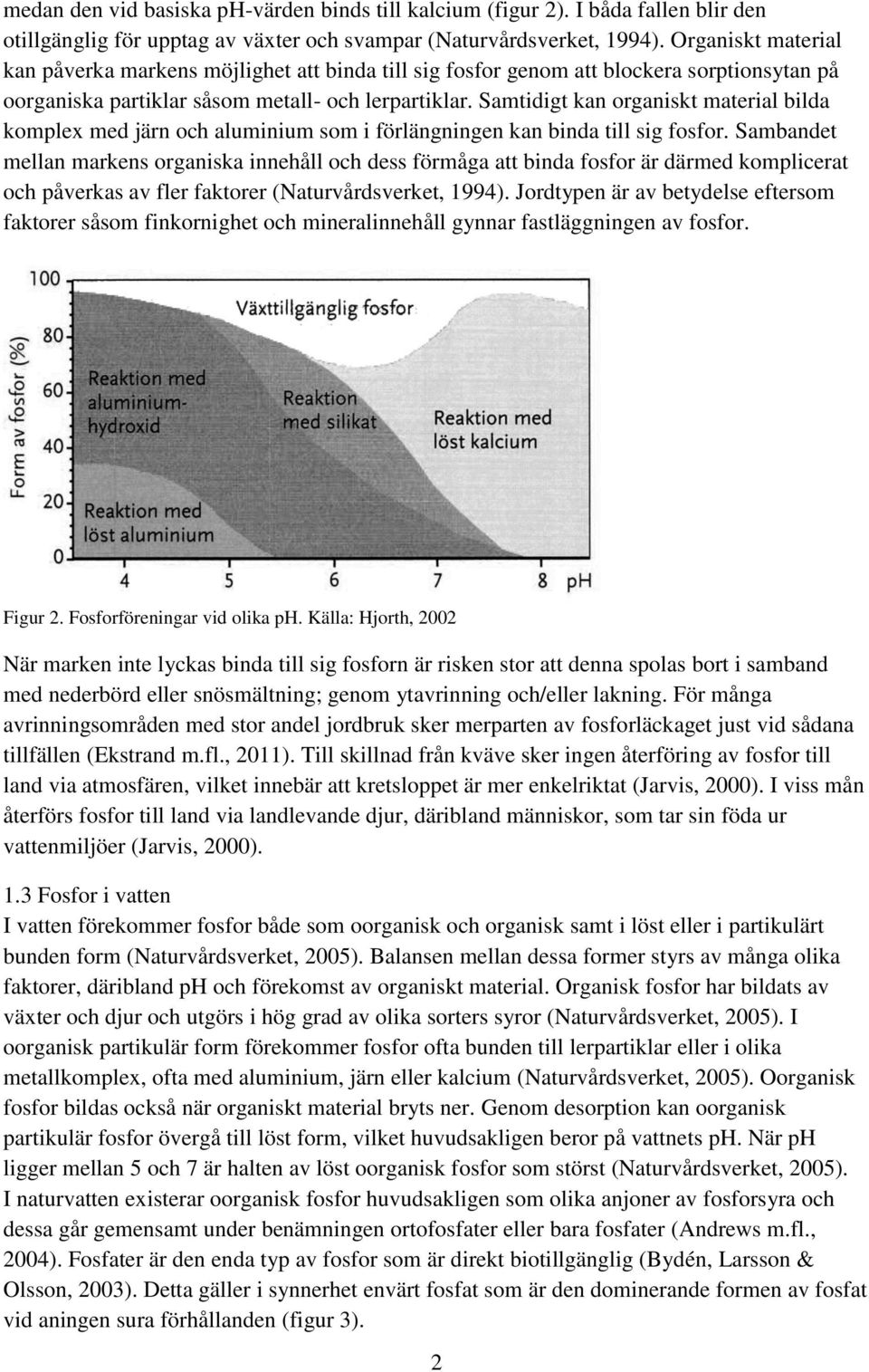 Samtidigt kan organiskt material bilda komplex med järn och aluminium som i förlängningen kan binda till sig fosfor.