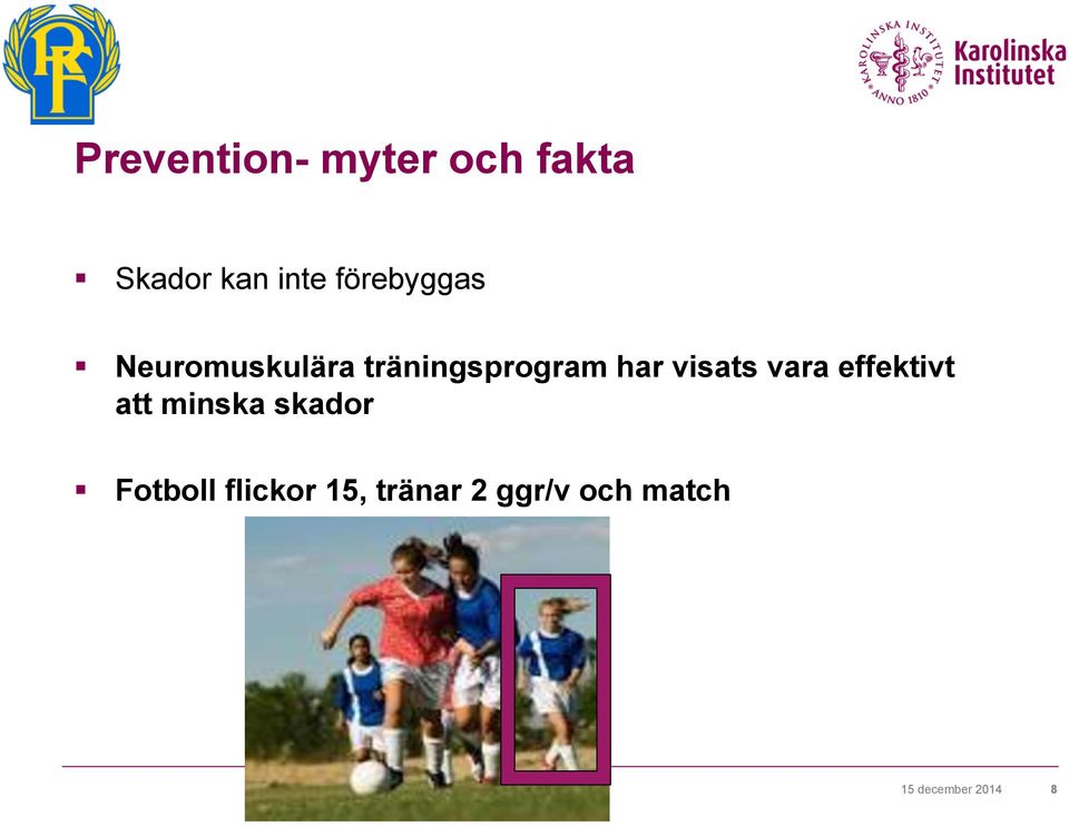 visats vara effektivt att minska skador Fotboll