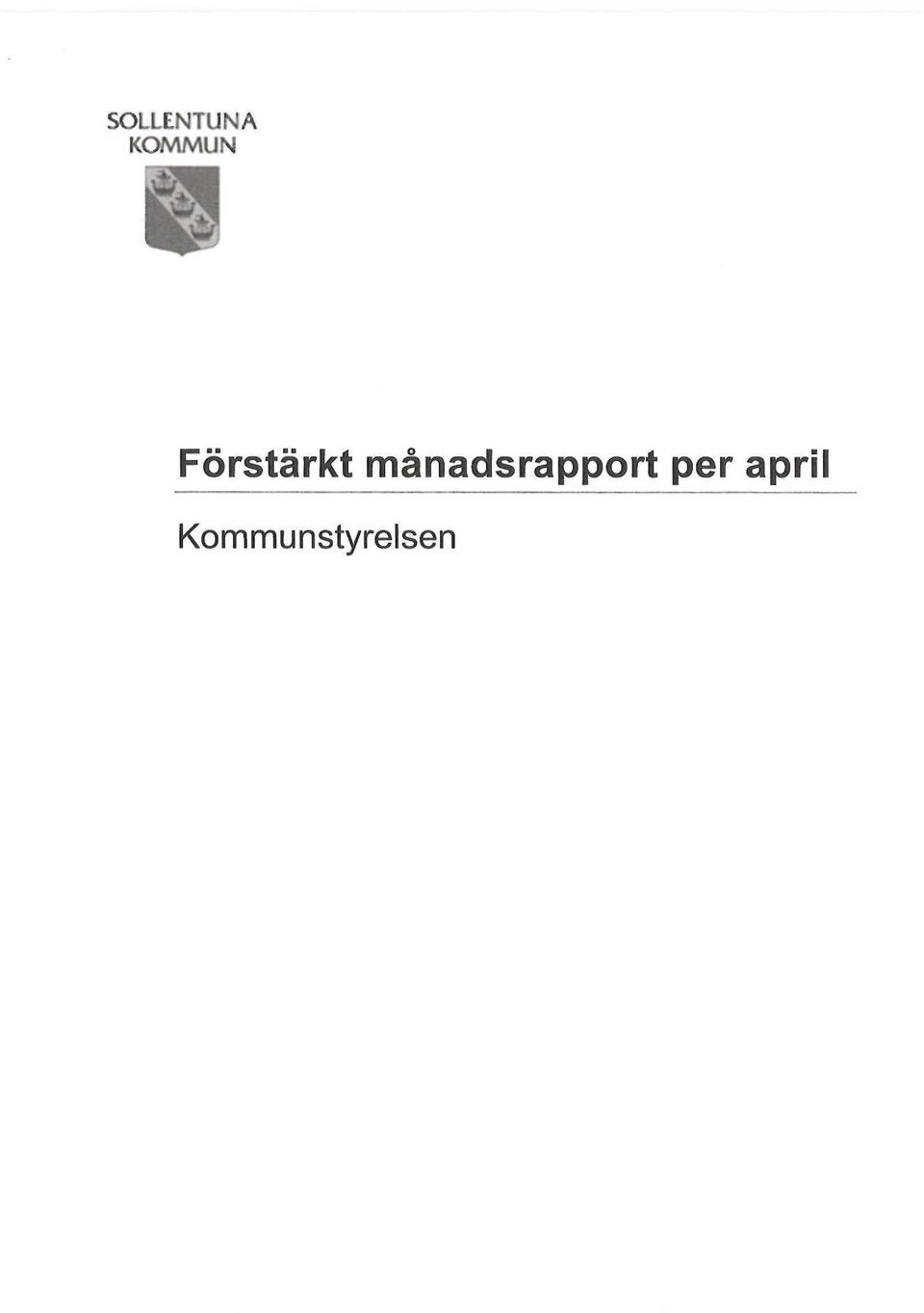 månadsrapport