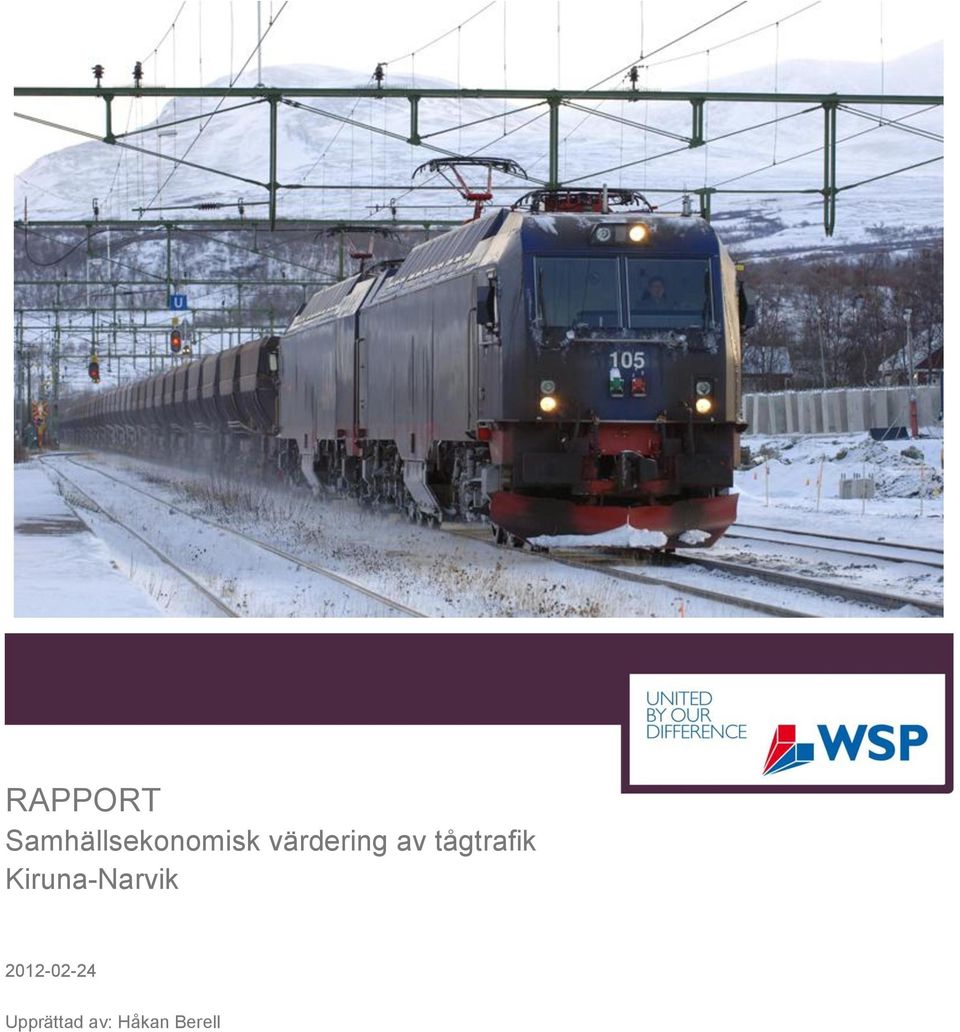 värdering av tågtrafik