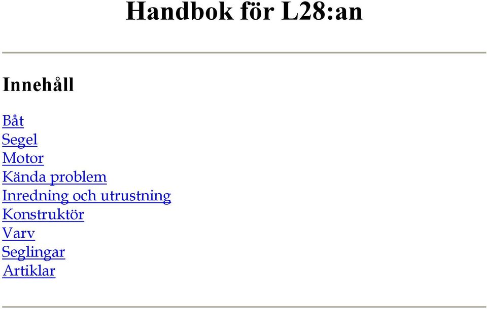 Inredning och utrustning