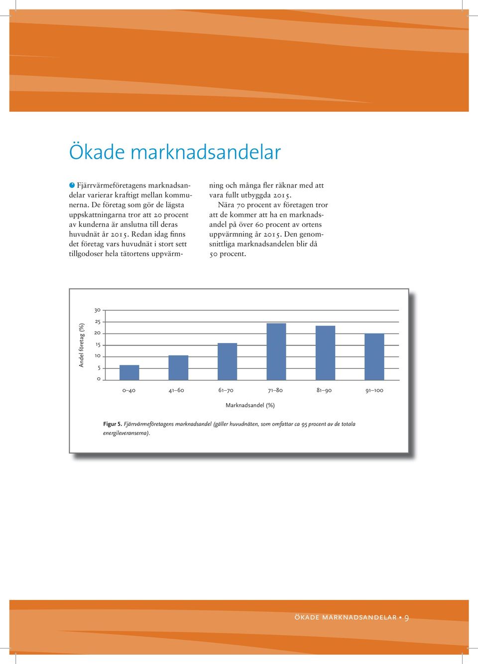 Redan idag finns det företag vars huvudnät i stort sett tillgodoser hela tätortens uppvärmning och många fler räknar med att vara fullt utbyggda 215.